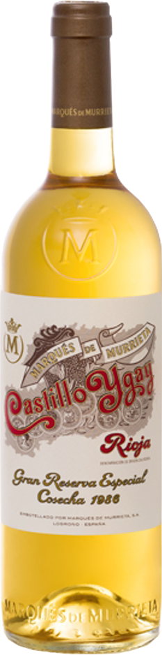 1986 Marques de Murrieta Castillo Ygay Blanco Gran Reserva Especial