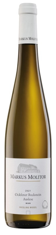Markus Molitor  Ockfener Bockstein Auslese *** Weiße Kapsel 2021  -  Betonei  - Riesling -   Mosel
